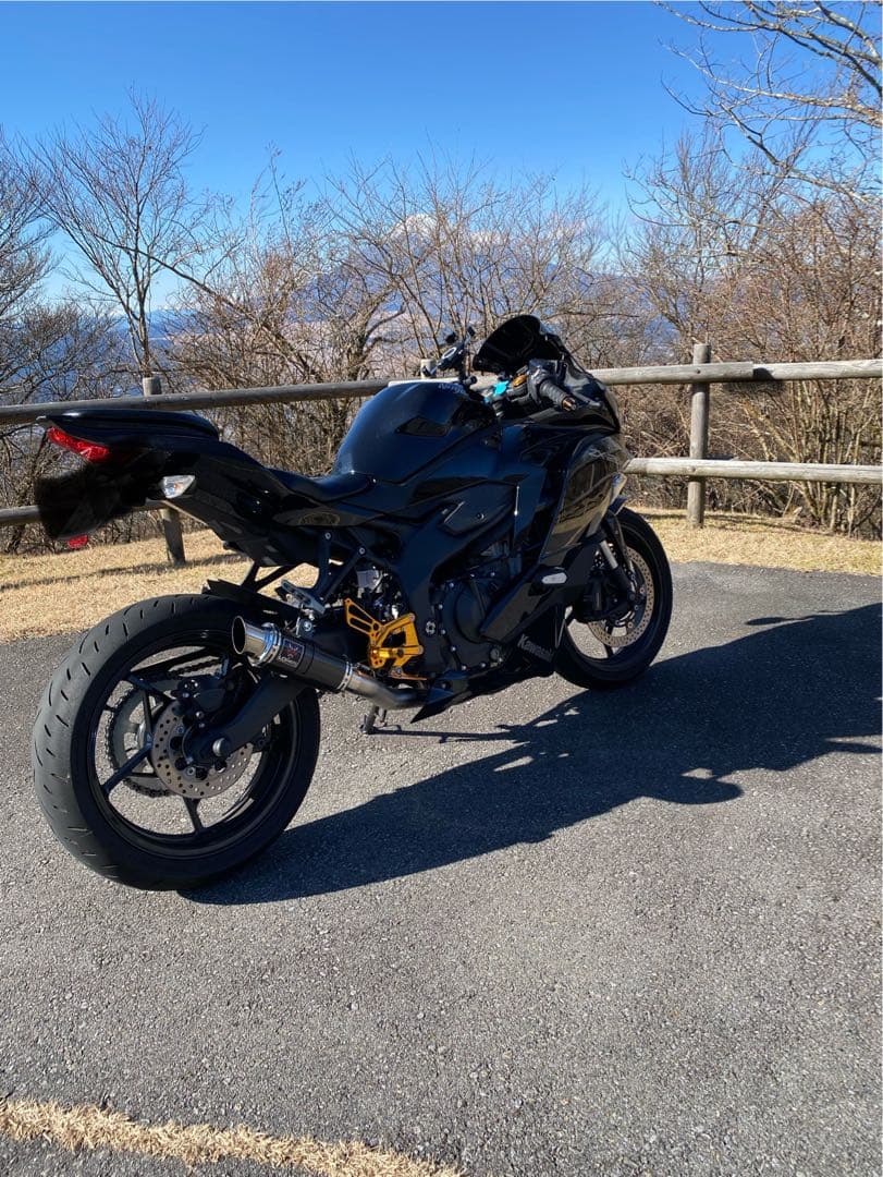 zx25r LCIPARTS ショートカーボンフルエキゾーストマフラー
