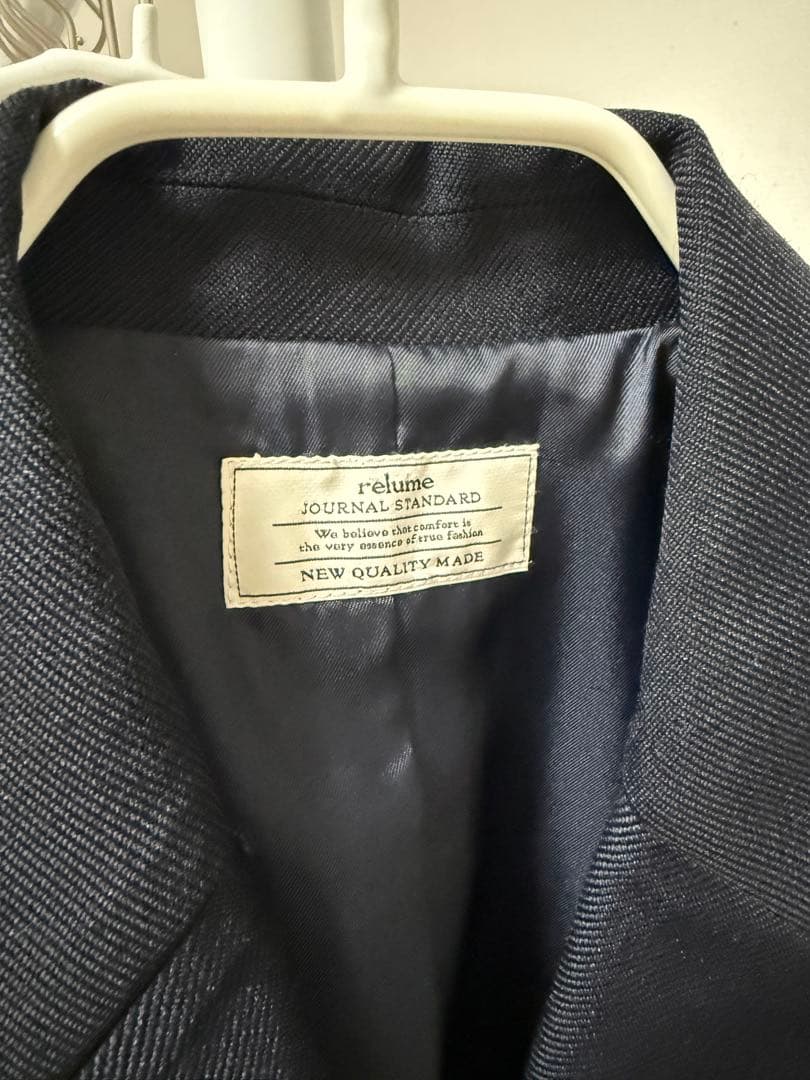 【美品】JOURNAL STANDARD relume 紺ブレ　金ボタン