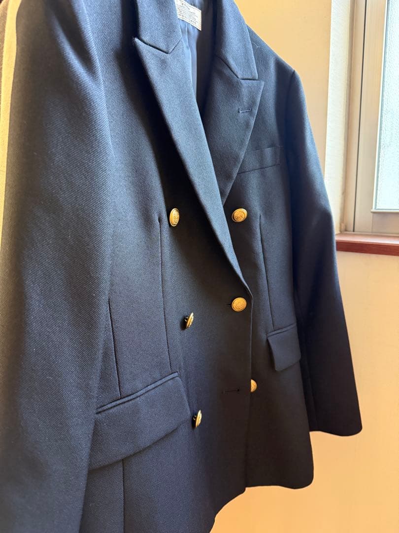 【美品】JOURNAL STANDARD relume 紺ブレ　金ボタン