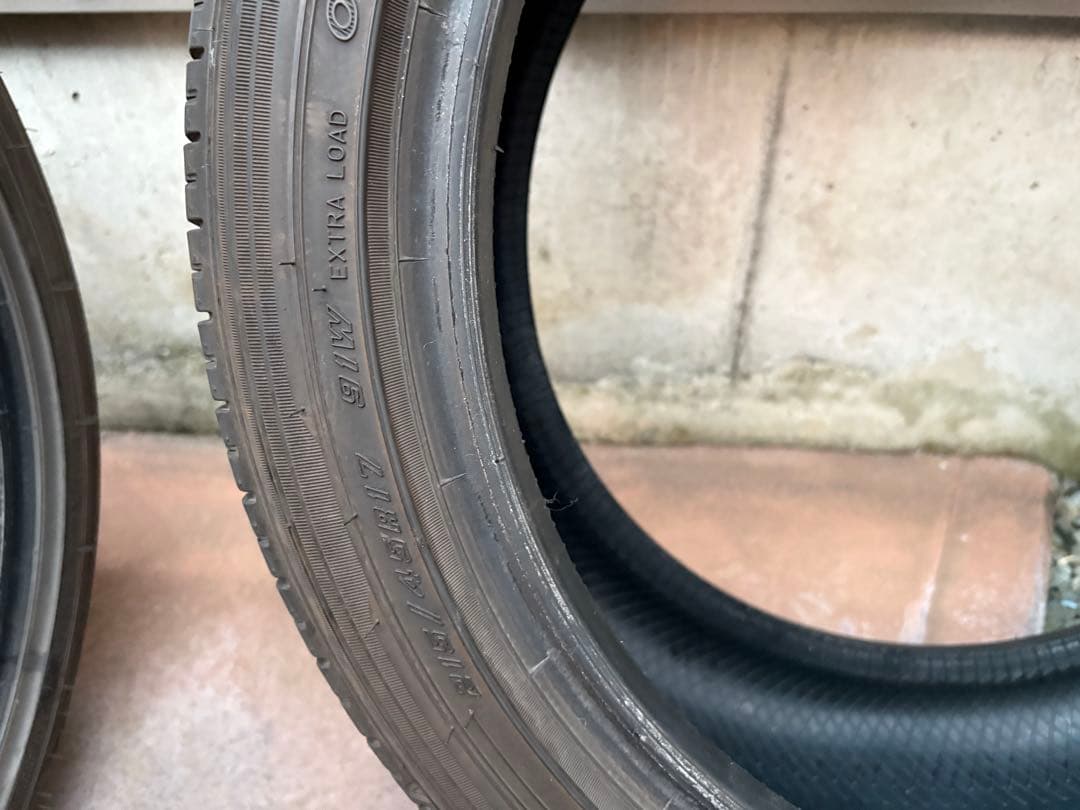 ②グッドイヤー　2024年製　215/45R17 91w 2本　送料込