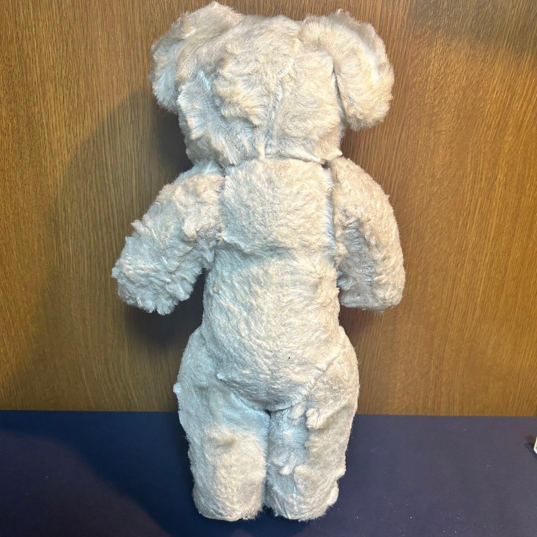 アンティーク ベアドイツ製 ラバー 34cm ぬいぐるみ1960年 鳴く