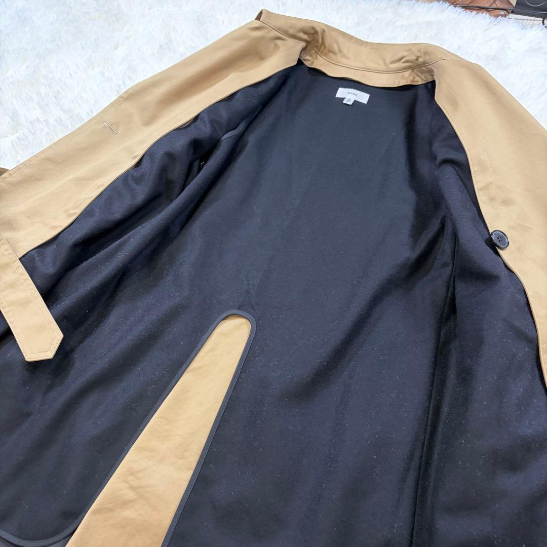 【美品】HYKE トレンチコート ロング 春用 ライナー ベルト ベージュ 2
