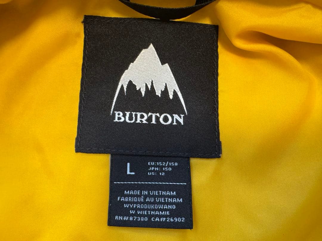 BURTON ジュニア　Lサイズ　スノーボードウェア　上下セット