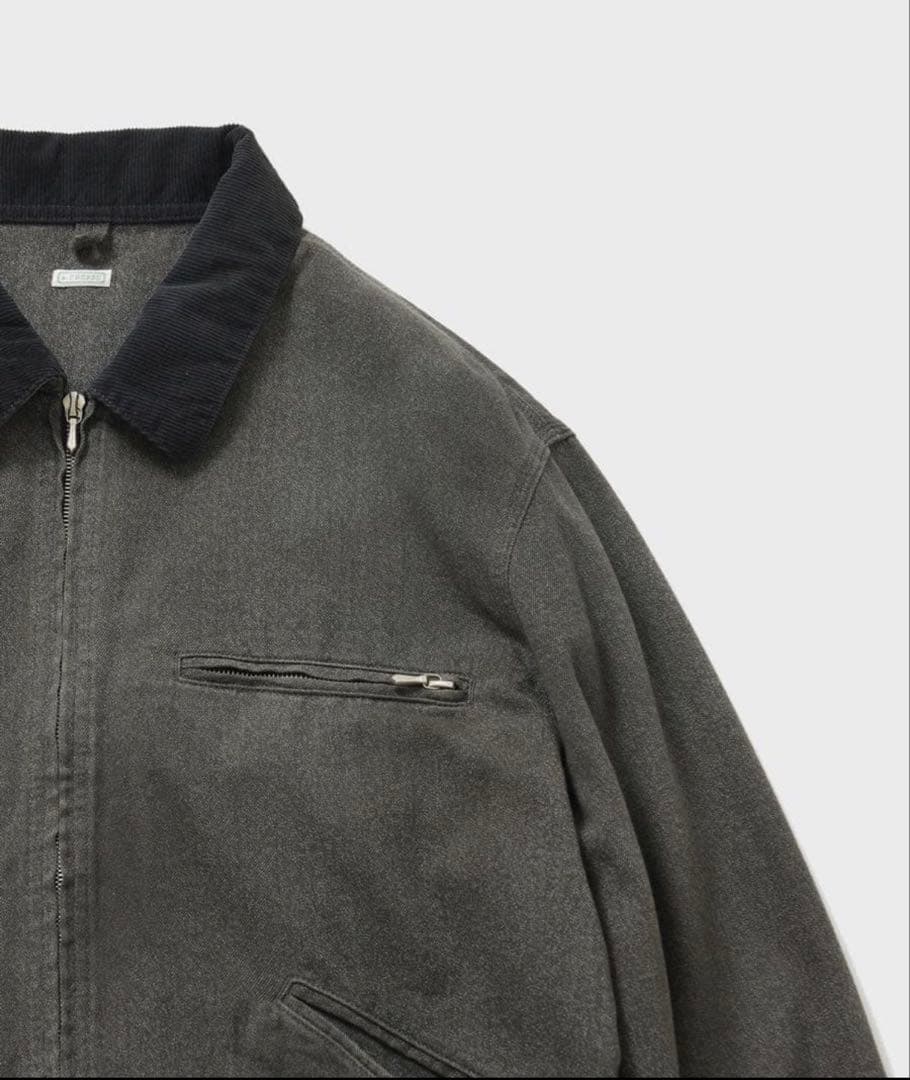 ジャケット・アウター A.PRESSE Black Chambray Detroit Jacket 2