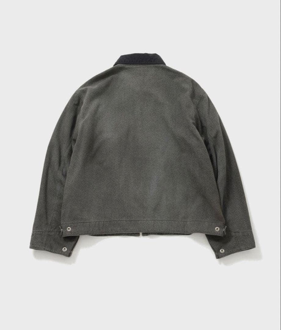 ジャケット・アウター A.PRESSE Black Chambray Detroit Jacket 2