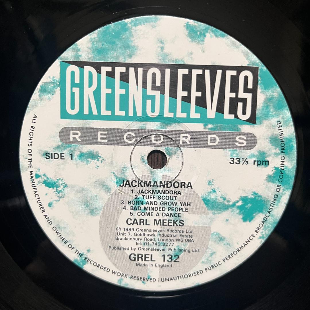 洋楽 LP' Carl Meeks / Jackmandora