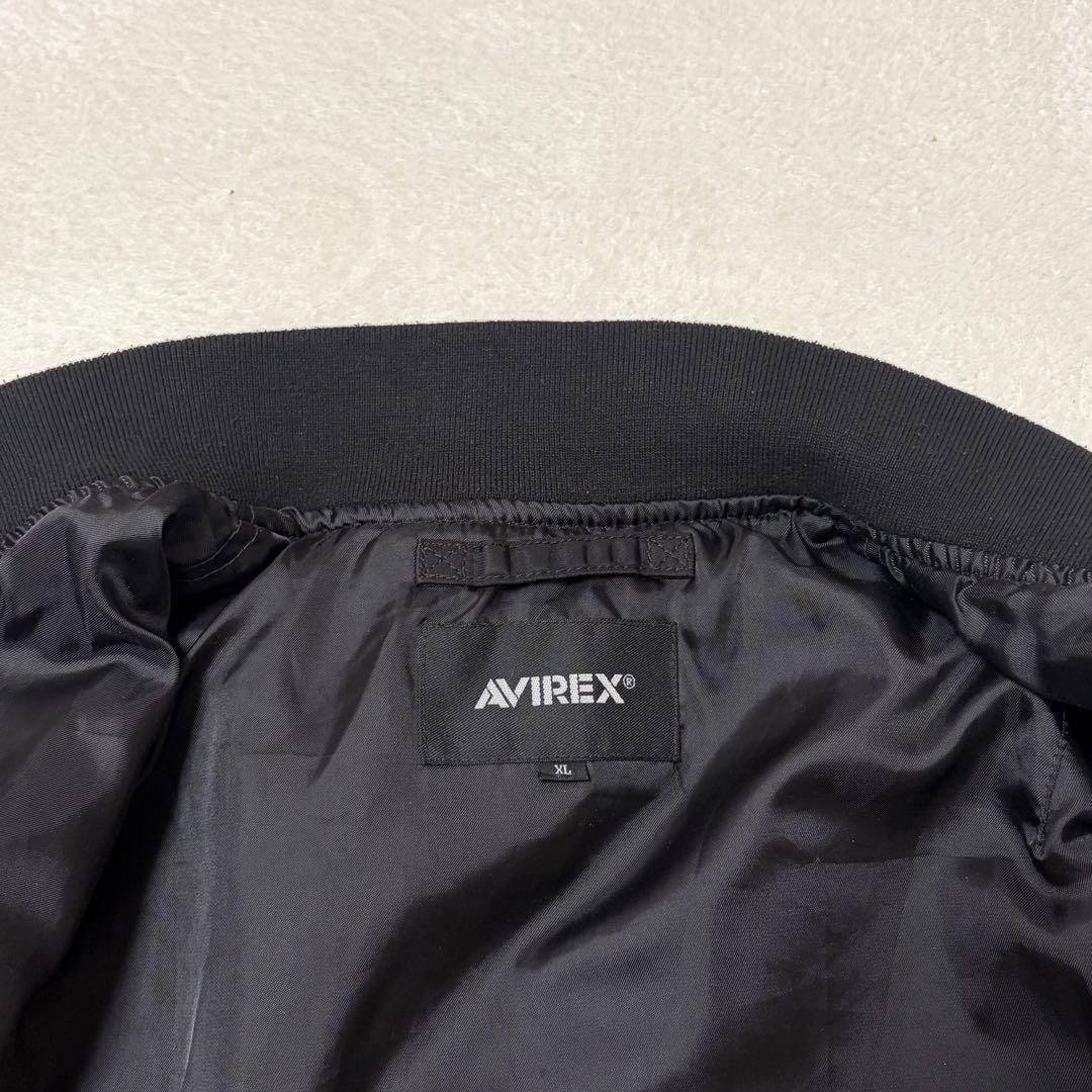 【美品XL】AVIREX×AH murderz MA-1 ブルゾン 黒