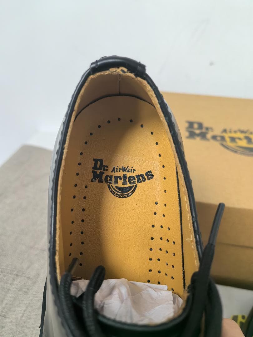 美品Dr.Martens 1461黒3ホール シューズ 精巧 おしゃれ 履き心地