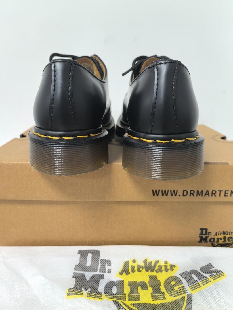 美品Dr.Martens 1461黒3ホール シューズ 精巧 おしゃれ 履き心地