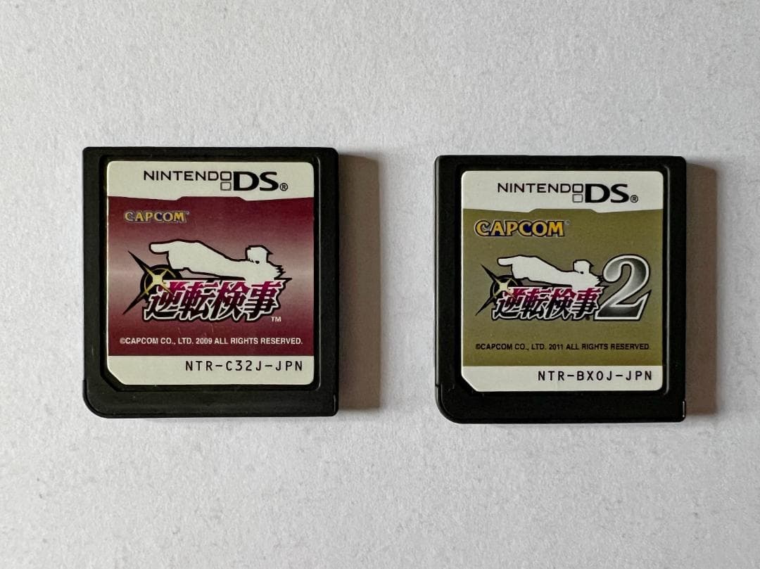 ニンテンドーDS 逆転検事 1 2 セット　Nintendo DS NDS