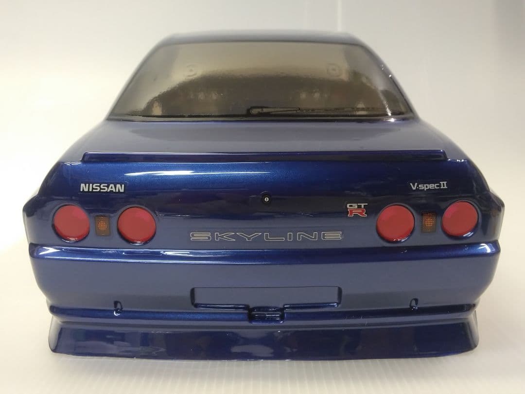 あ*ん様 タミヤTTボディ　NISSAN　スカイラインGTR R32GTR 青メ
