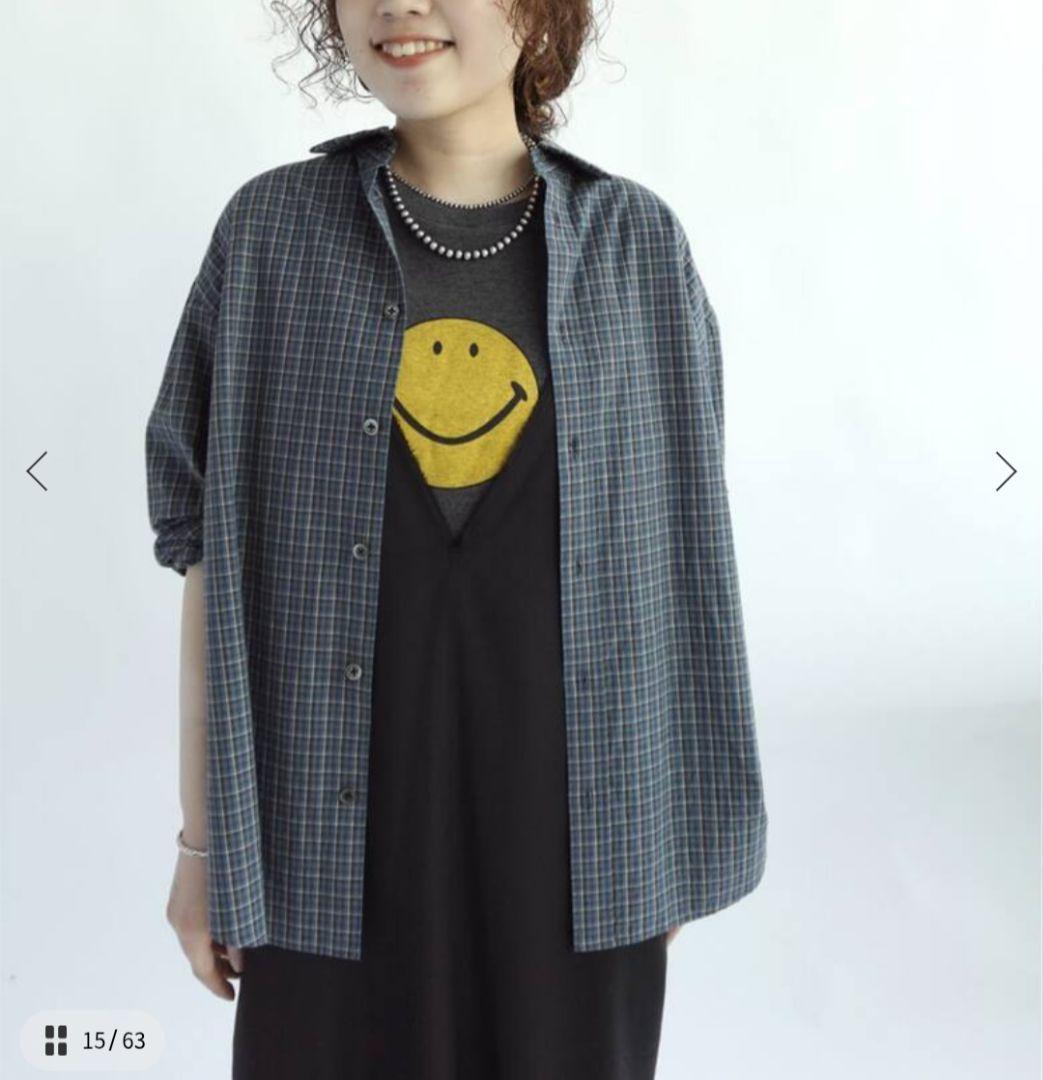 新品✨️FRAMeWORK フレームワーク SMILE TEE グレー フリー
