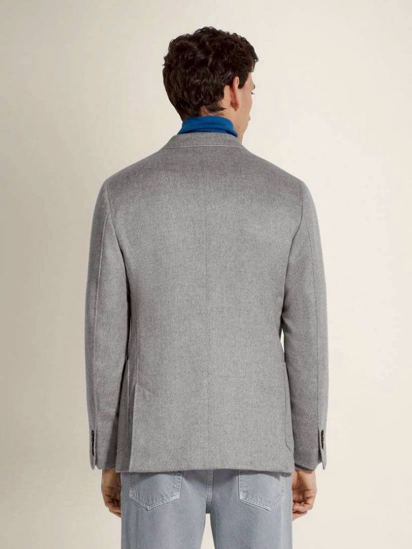 【定価80万超え】ZEGNA カシミア100% グレー ジャケット ゼニア 50