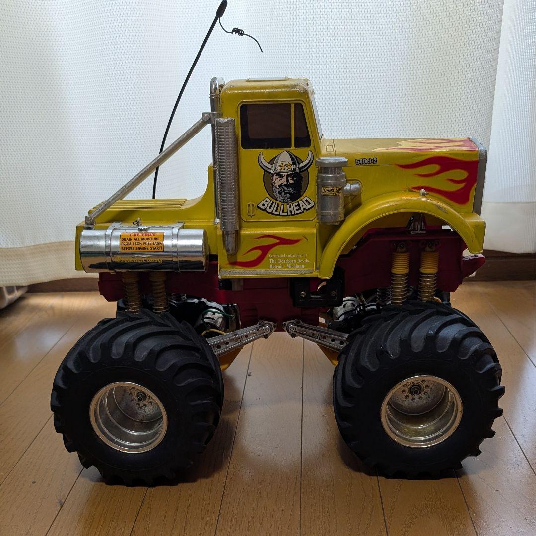 1/10RC 4×4×4 モンスタートラック ブルヘッド プロポ＆バッテリー付き