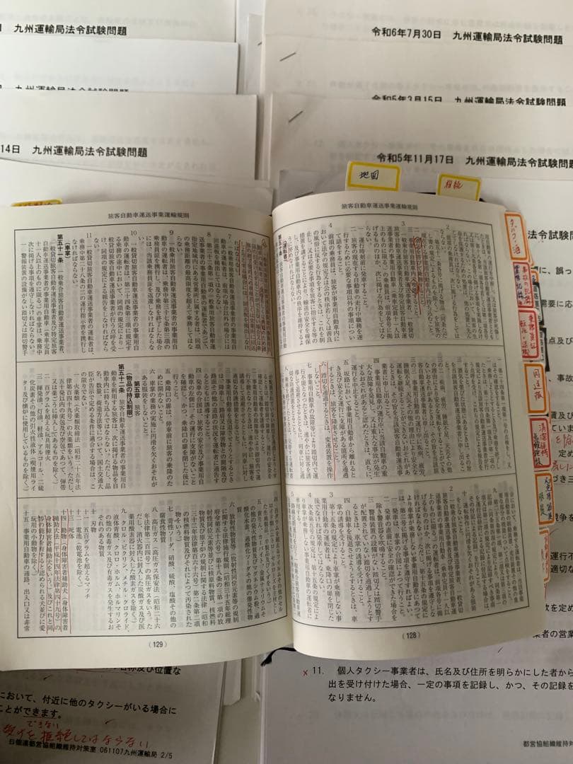 中古　自動車六法 令和6年版(記入あり)過去問付き