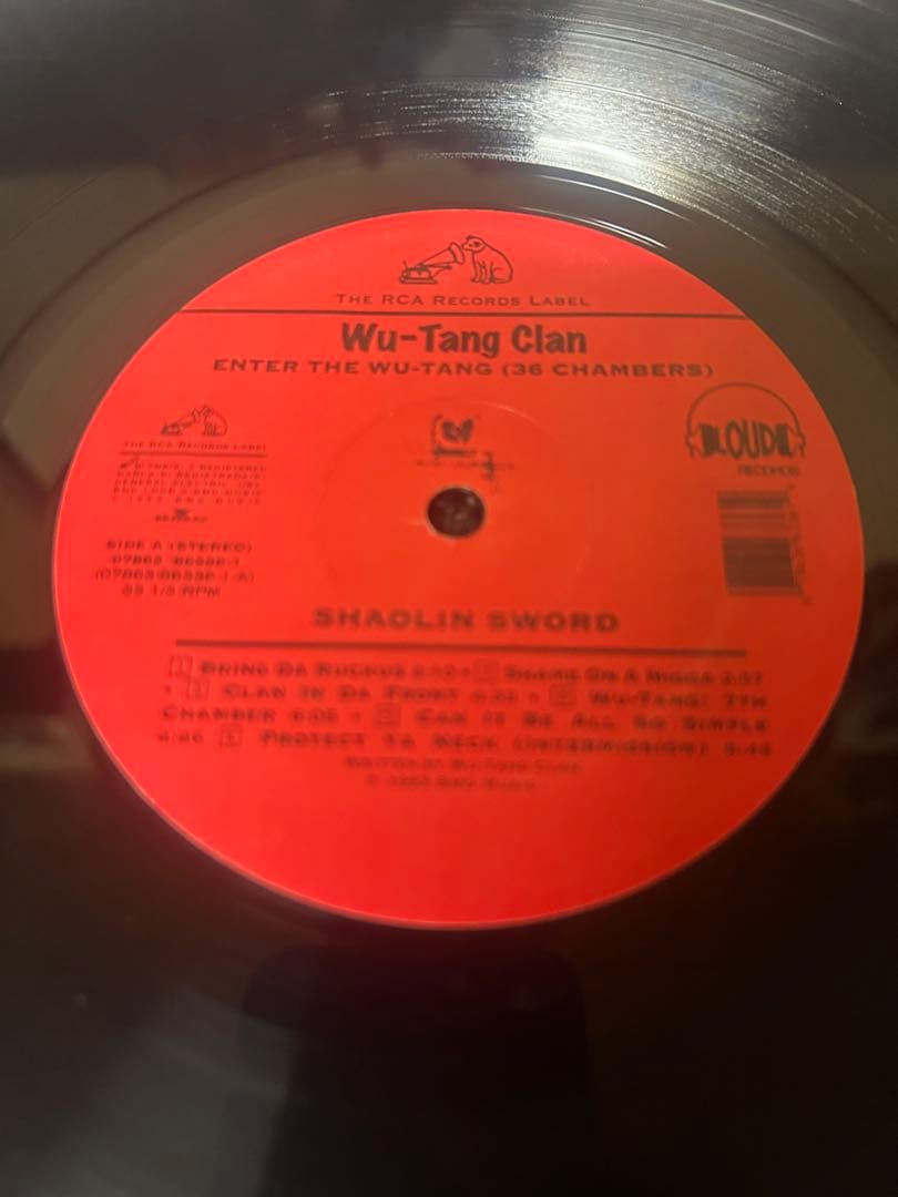 WU-TANG CLAN ENTER THE WU-TANG レコード刻印有