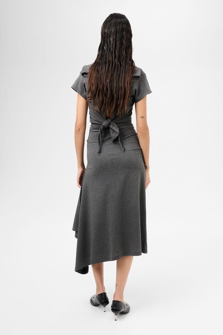 アワーレガシー SASH SKIRT アシンメトリースカート grey グレー