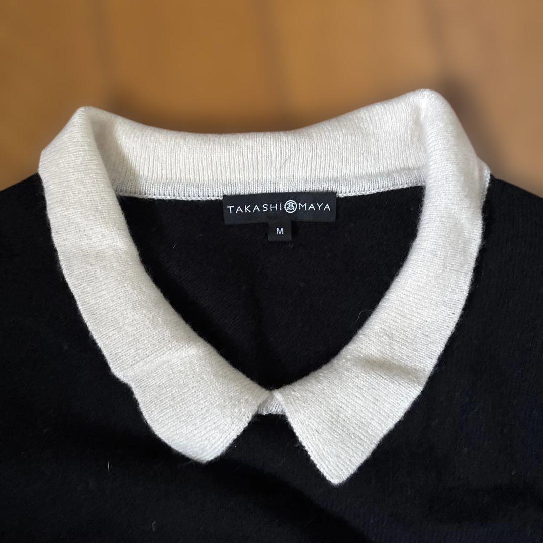 TAKASHIMAYA カシミヤブラック ワンピース