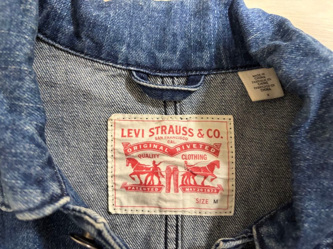 リーバイス カバーオール Mサイズ デニムブルー　Levi's