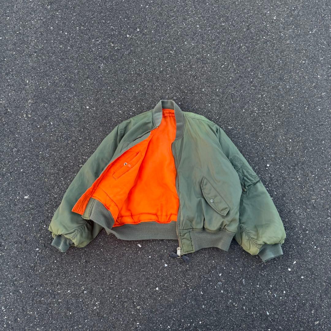 【雰囲気抜群】MA-1 短丈 military short jacket