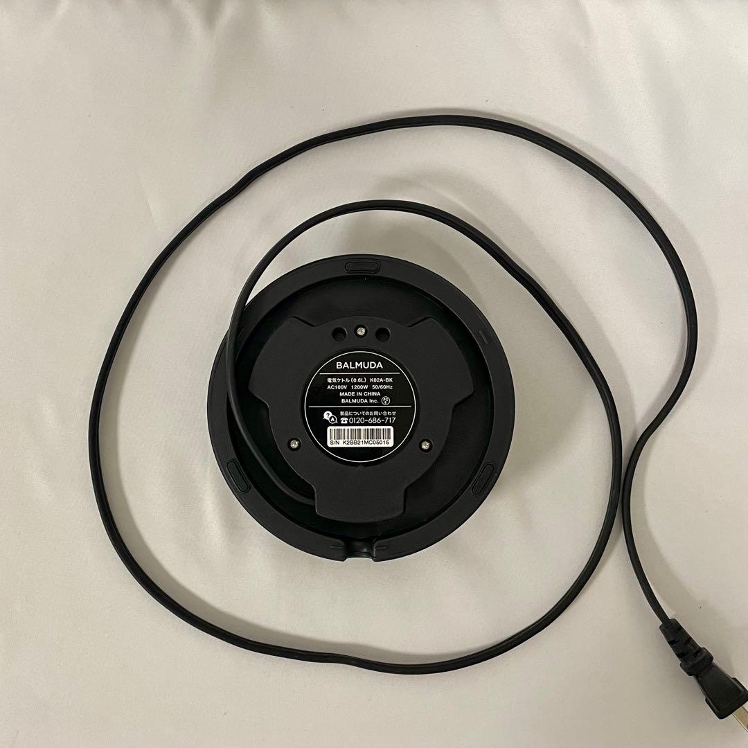BALMUDA バルミューダ電気ケトルブラック 細口ドリップポット