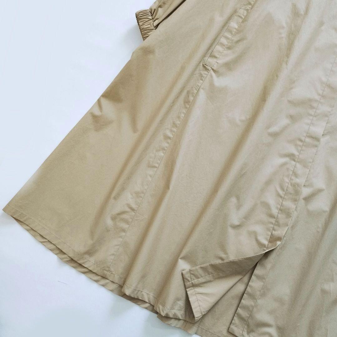 mizuiroind✨️ギャザーフード ワイド ロングコート