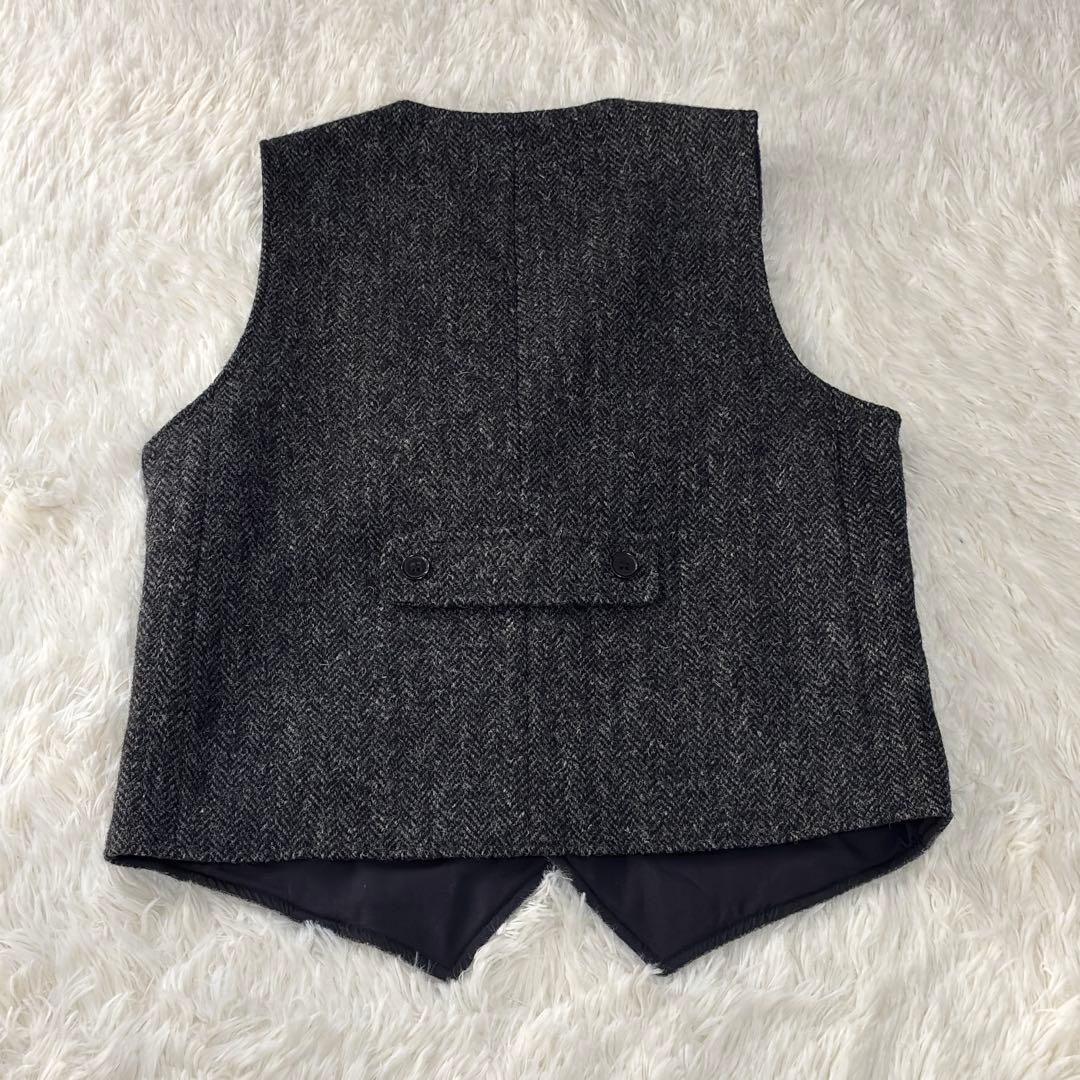 Harris Tweed ハリスツイード ミックスツィード ベスト ジレSサイズ