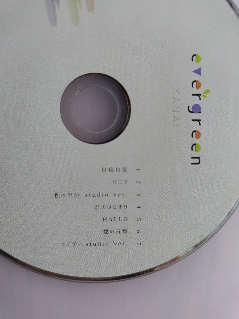 【希少】きゃない インディーズCD『evergreen』 単品（サインなし）