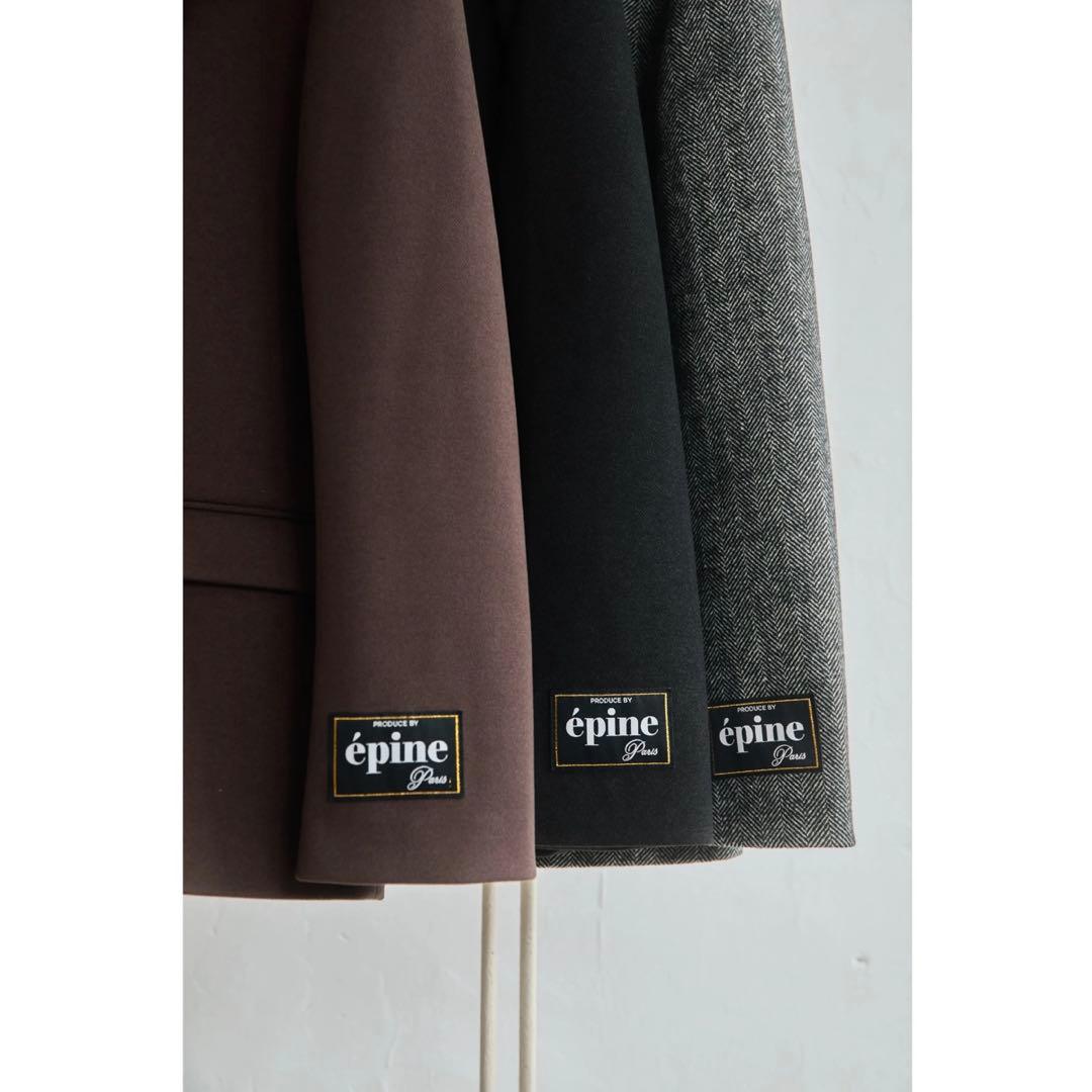 épine label basic jacket brown