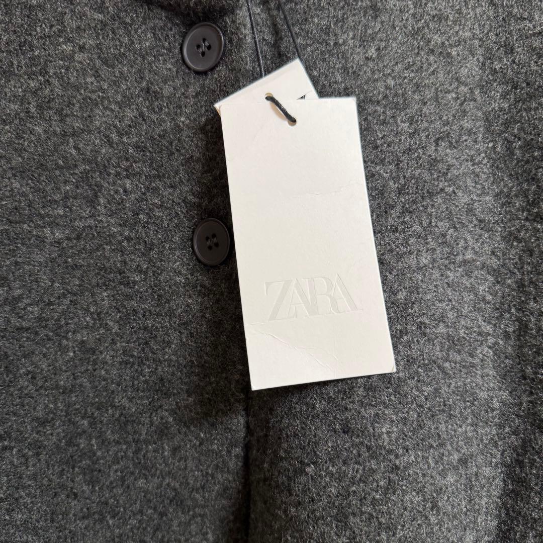 タグ付き新品未使用 ZARA ポプリンコンビニットジャケット S