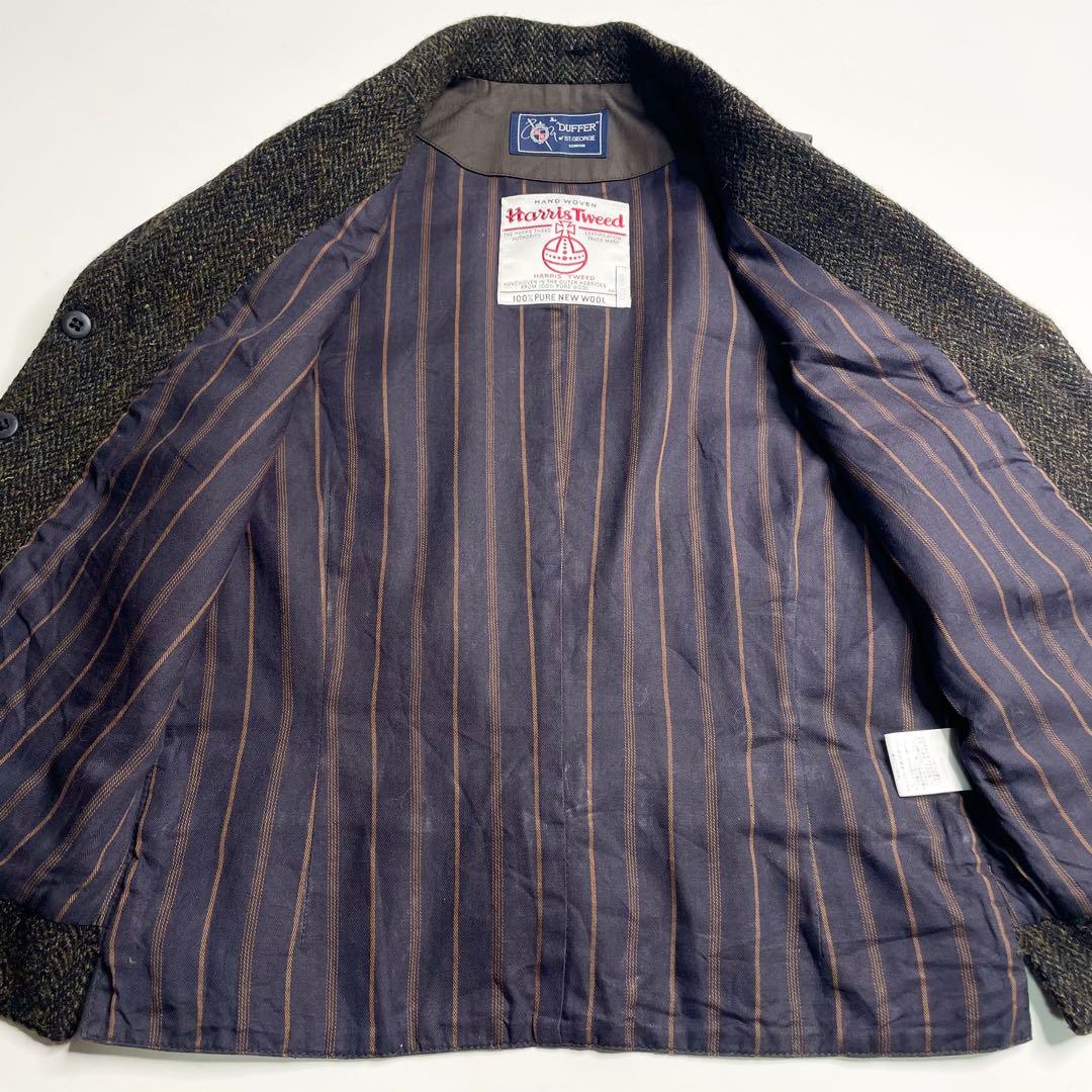 DUFFER × Harris Tweed ヘリンボーンツイード ジレ ベスト
