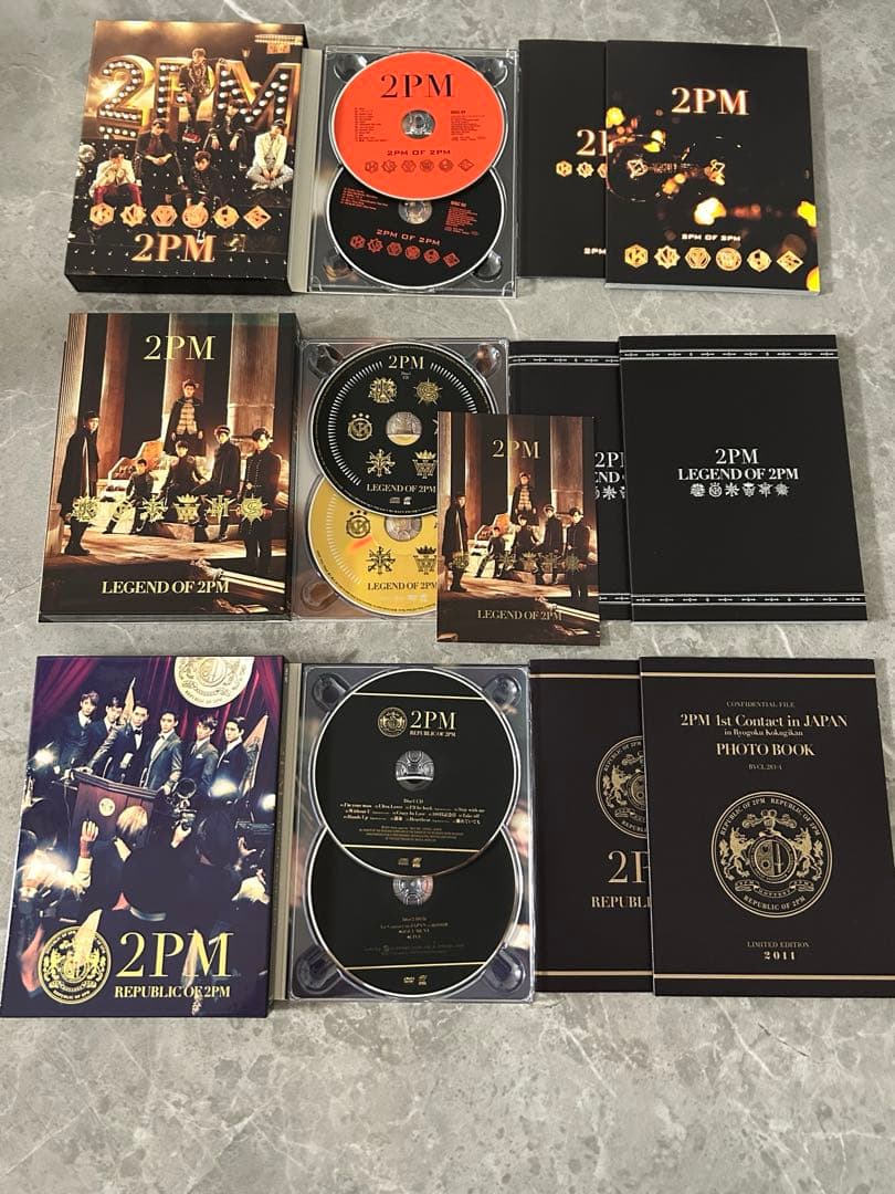 2PM CD DVD 日本盤 アルバム シングル 初回限定盤 豪華BOXセット