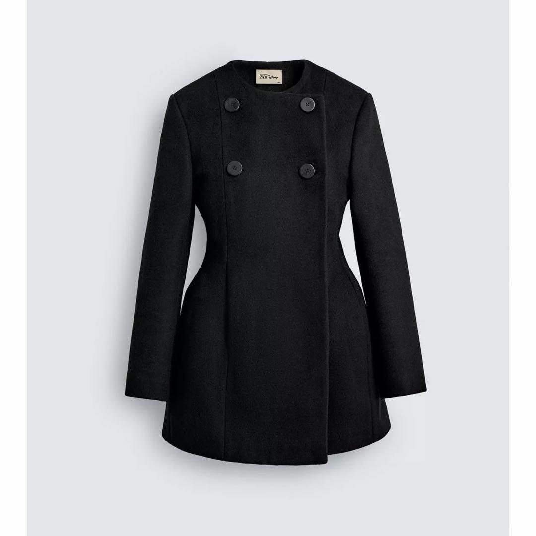ZARA ダブルブレストコートワンピース