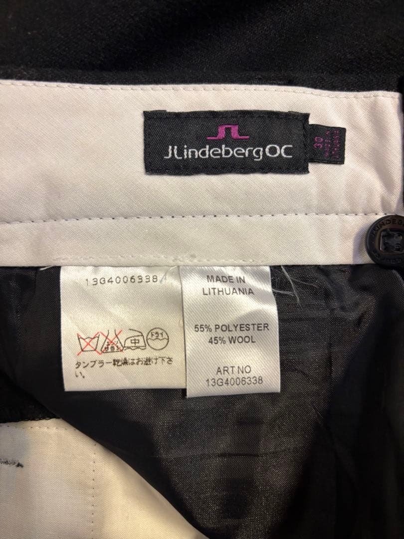 【美品】J.LINDEBERG OC ジェイリンドバーグ ゴルフパンツ