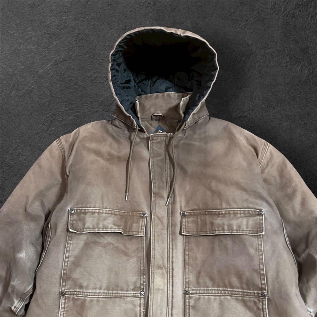 RIDGECUT ダックジャケットトラディショナルコートワークカバーオールフード