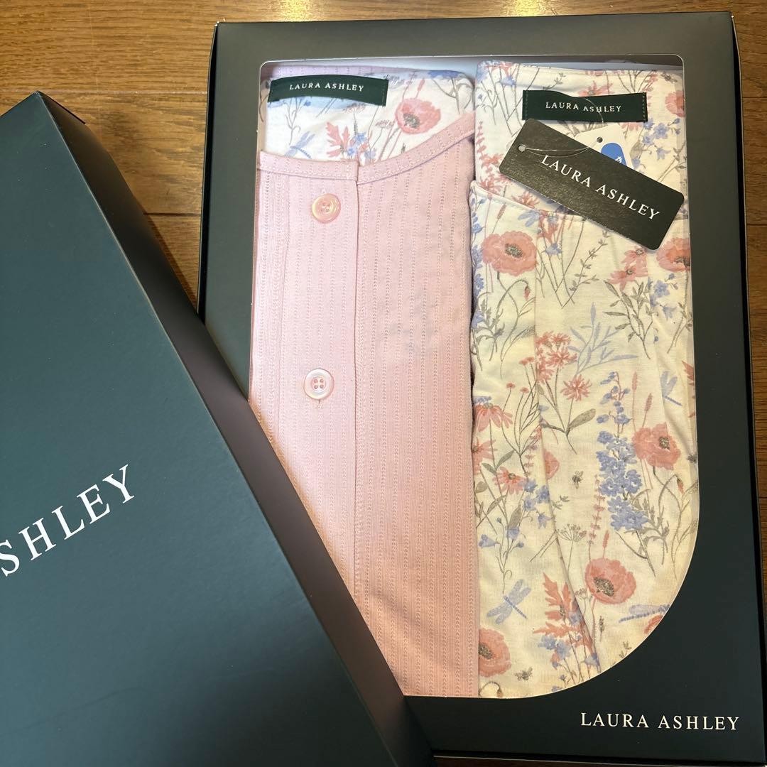 新品タグ付き【LAURA ASHLEY 】婦人パジャマ 3点セット Mサイズ