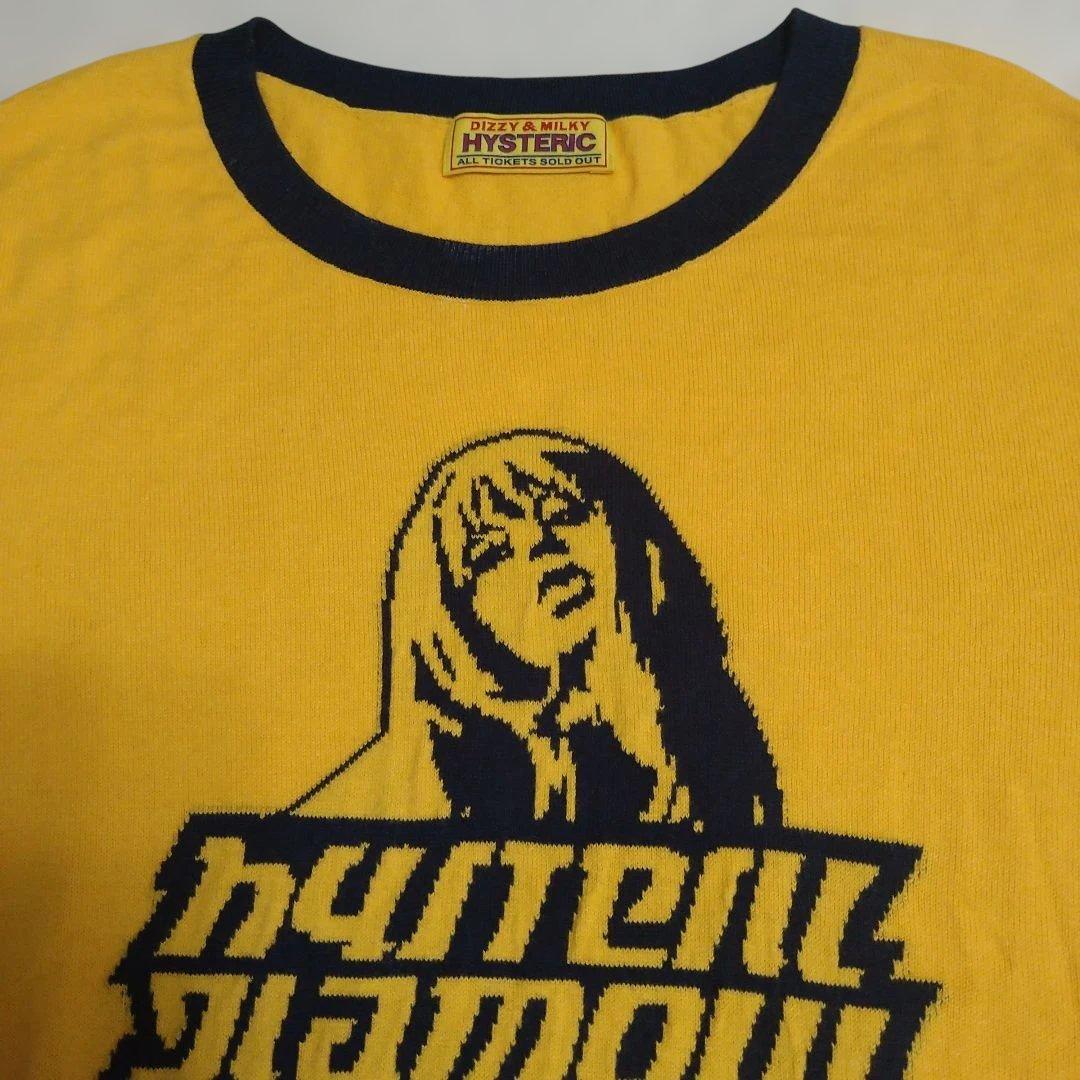 HYSTERIC GLAMOUR 半袖ニットプルオーバー