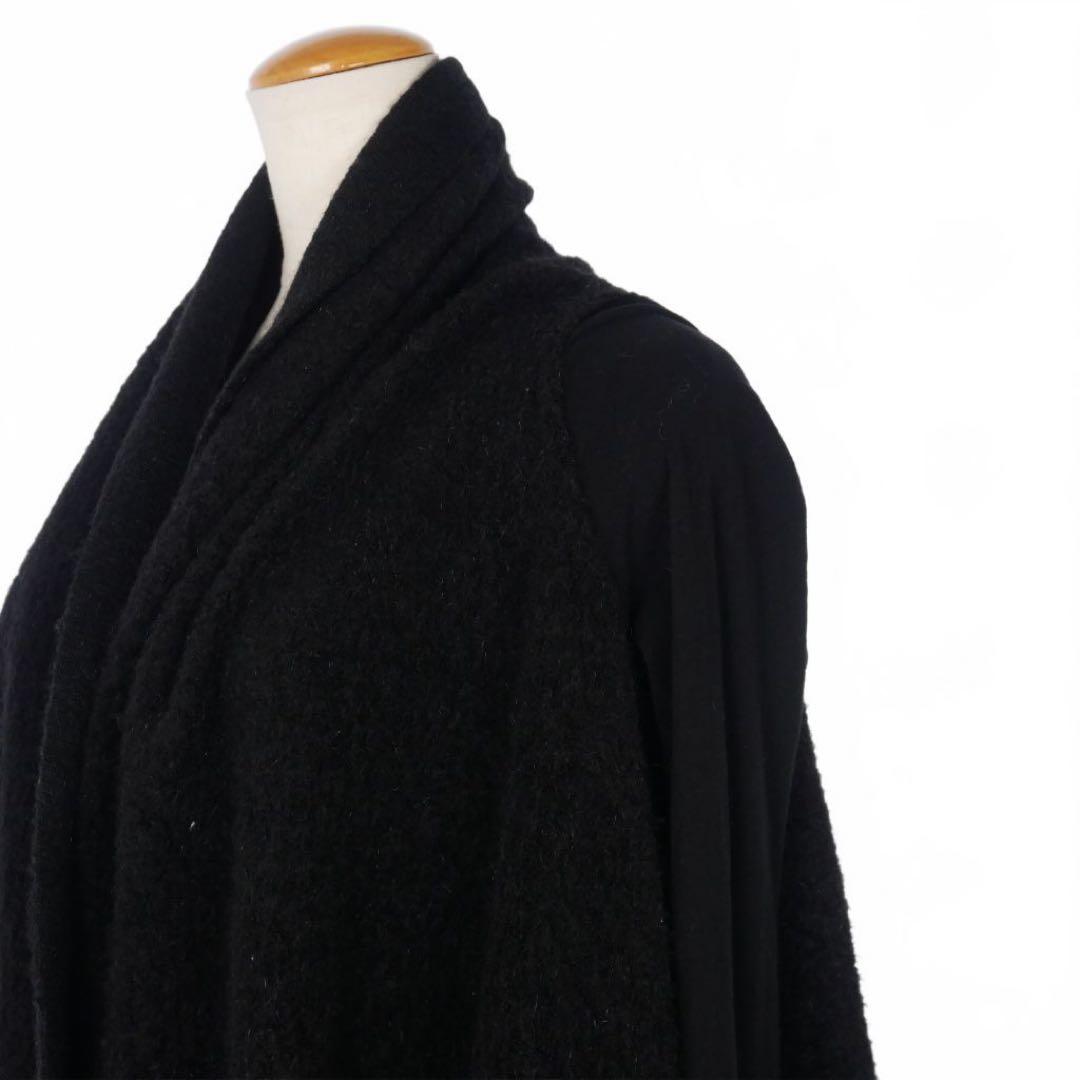ifsixwasnine CARDI-2H/LS　異素材 ニットカーディガン