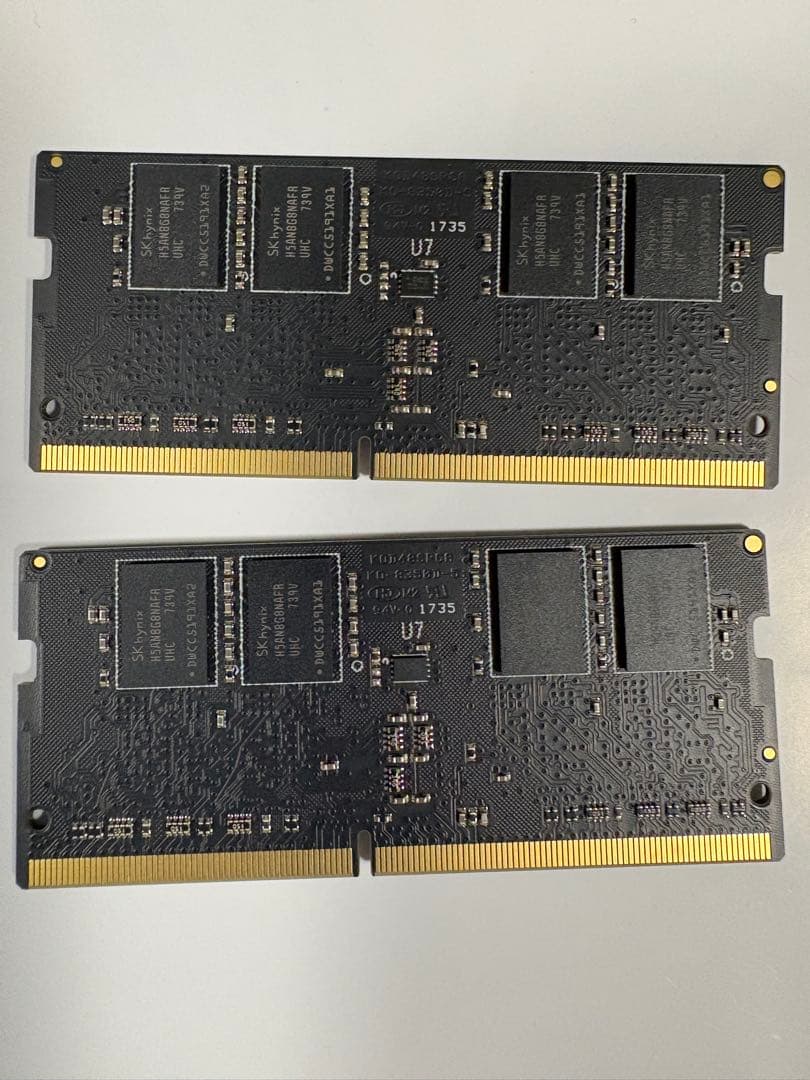 ADTEC 8GB2枚合計16GBDDR4 SO-DIMMメモリPC4-2400