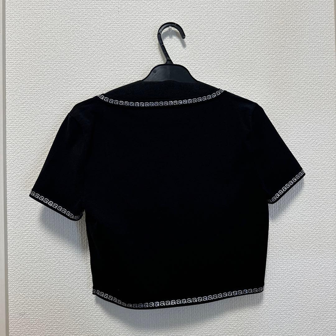 alexanderwang 黒 半袖 Tシャツ