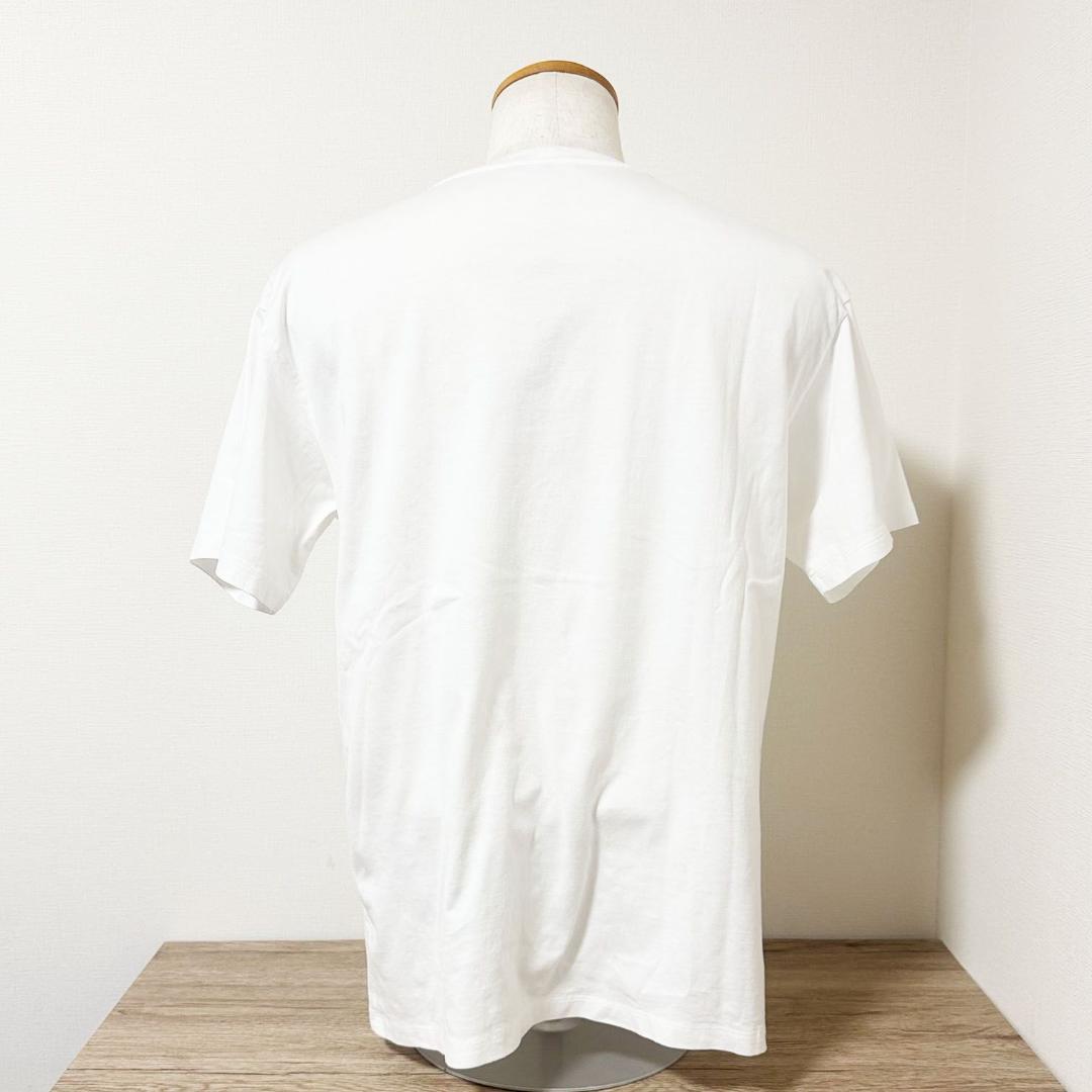 【良品】セリーヌ ルーズ プリント Tシャツ ドロップショルダー ホワイト