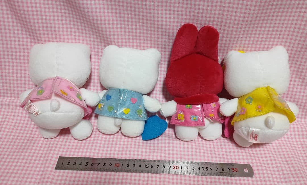 公*o様 ハローキティ・マイメロディぬいぐるみ キルト風バック サンリオ