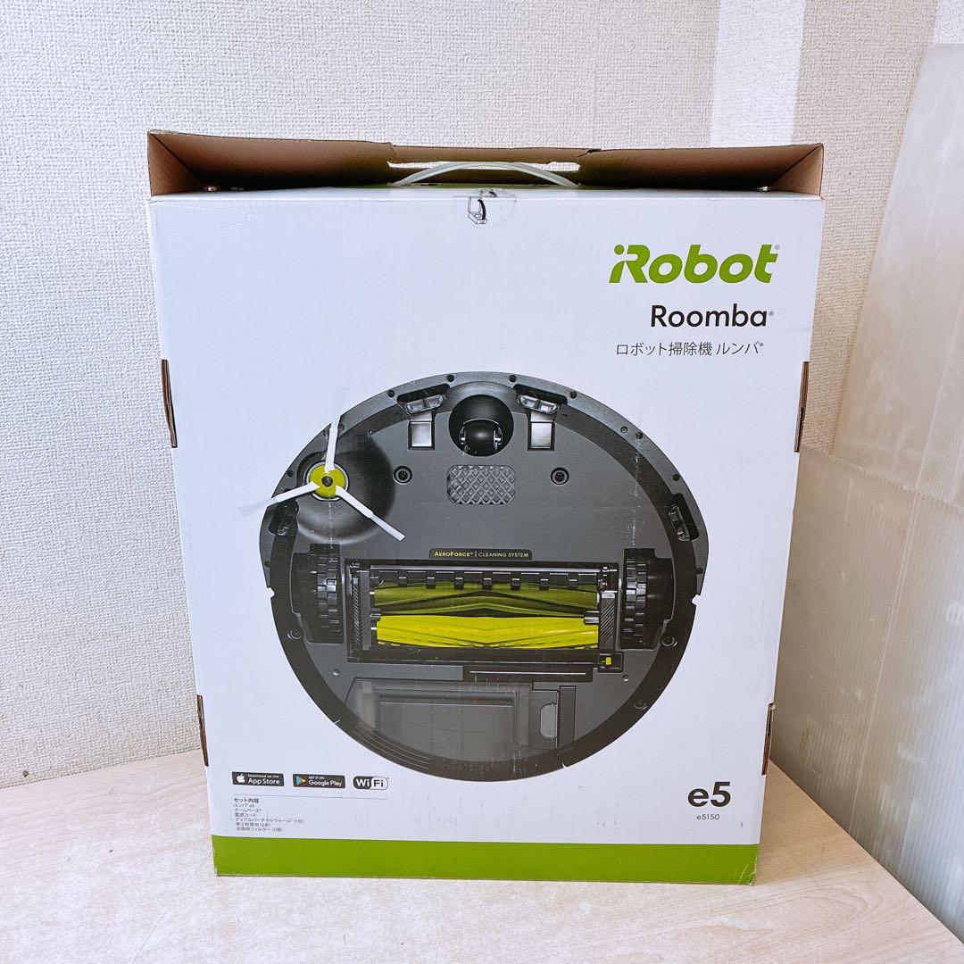 通電OK ルンバ e5 iRobot ロボット掃除機 付属品あり 箱入 中古品