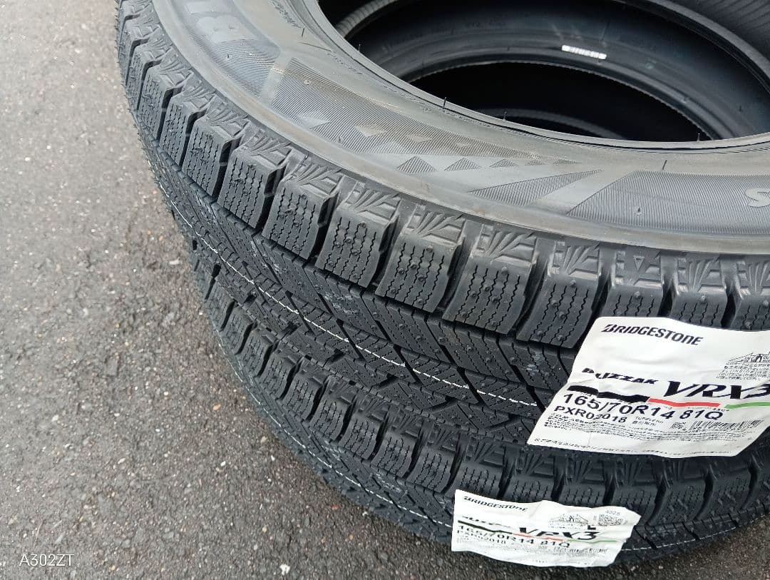 新品25年製 ブリヂストンVRX3 165/70R14 2本