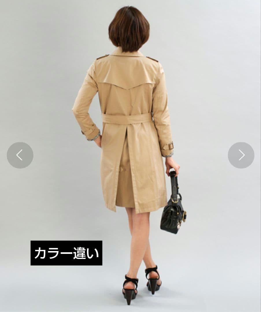 ユナイテッドアローズ　UAB ギャバ トレンチコート　オフィス　就活　入学式