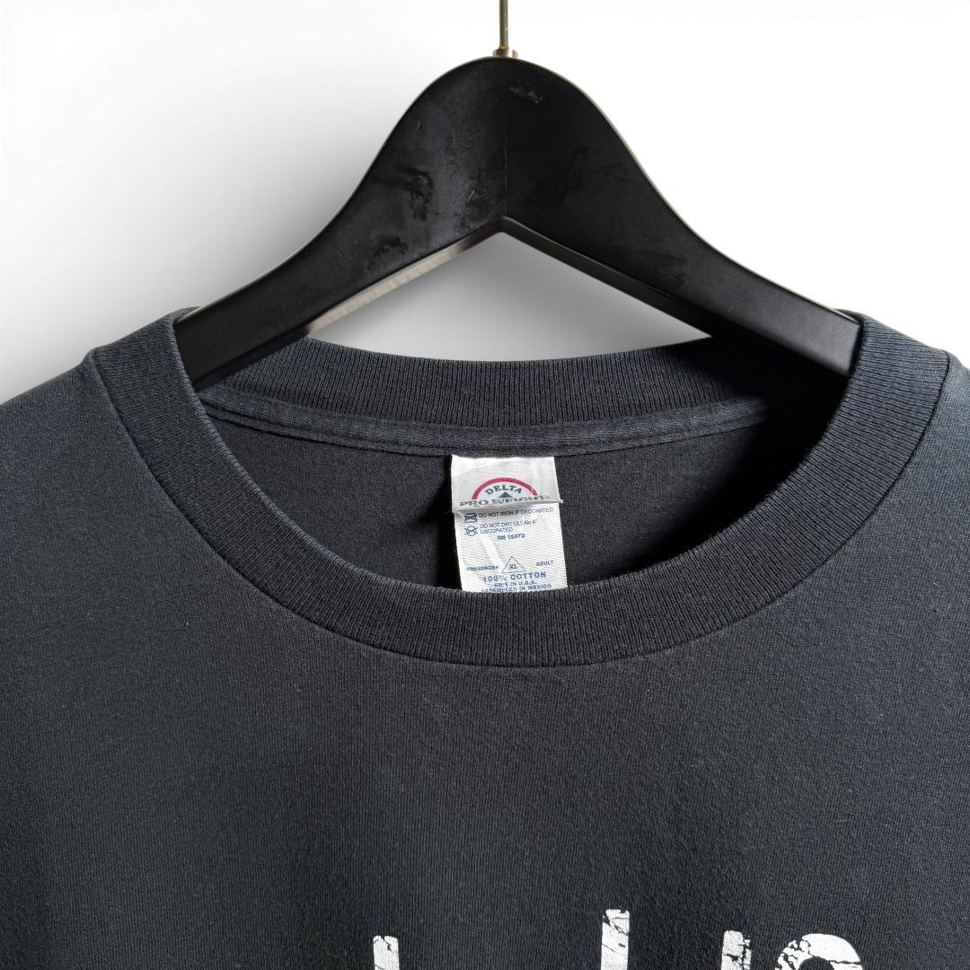 古着 90s USA製 got old? メッセージ Tシャツ ブラック D07