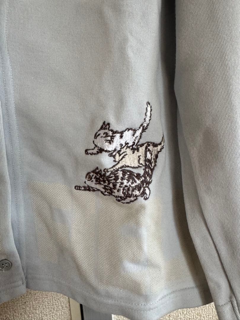 【専用】専用WACHI FIELD 猫刺繍 カーディガンごはちさま