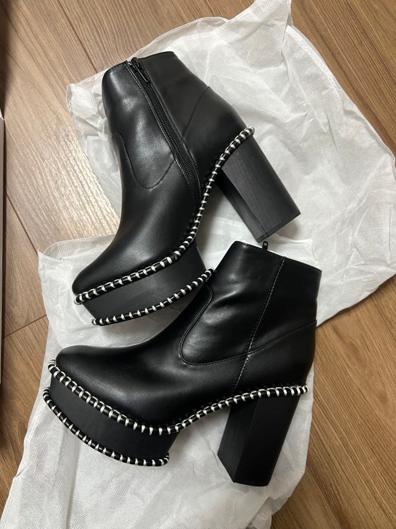 【専用】moussy WOOD SOLE ブーツ　24.5