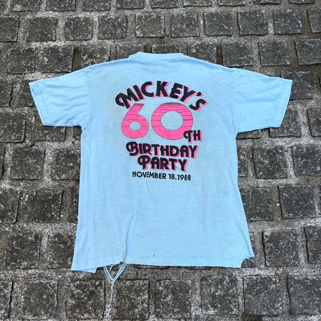 一点物 80s Disney ミッキー 60周年 ボロT
