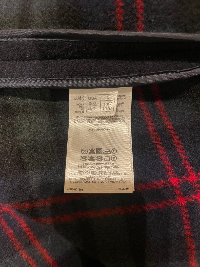 Brooks Brothers ブルックスブラザーズ　ダッフルコートウールL美品